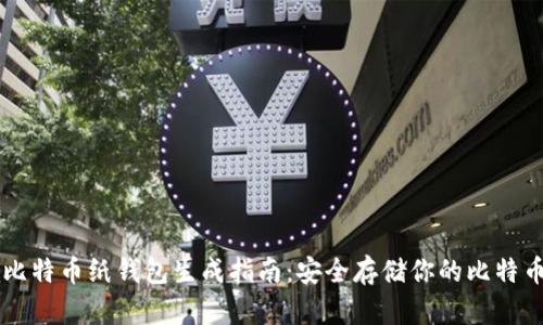 比特币纸钱包生成指南：安全存储你的比特币