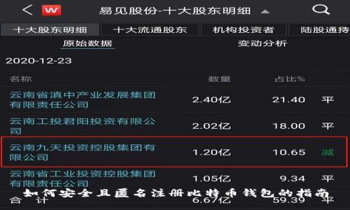如何安全且匿名注册比特币钱包的指南